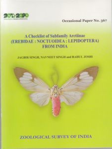 A Checklist of Subfamily Arctiinae (Erebidae: Noctuoidea: Lepidoptera) From India (Occasional Paper No. 367)