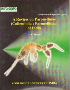 A Review on Paronellinae (Collembola: Paronellidae) of India (Occasional Paper No. 368)