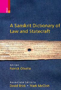 A Sanskrit Dictionary of Law and Statecraft