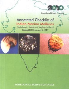 Annotated Checklist of Indian Marine Molluscs (Cephalopoda, Bivalvia and Scaphopoda), Part I. Records of the Zoological Survey of India, Occasional Paper No. 320